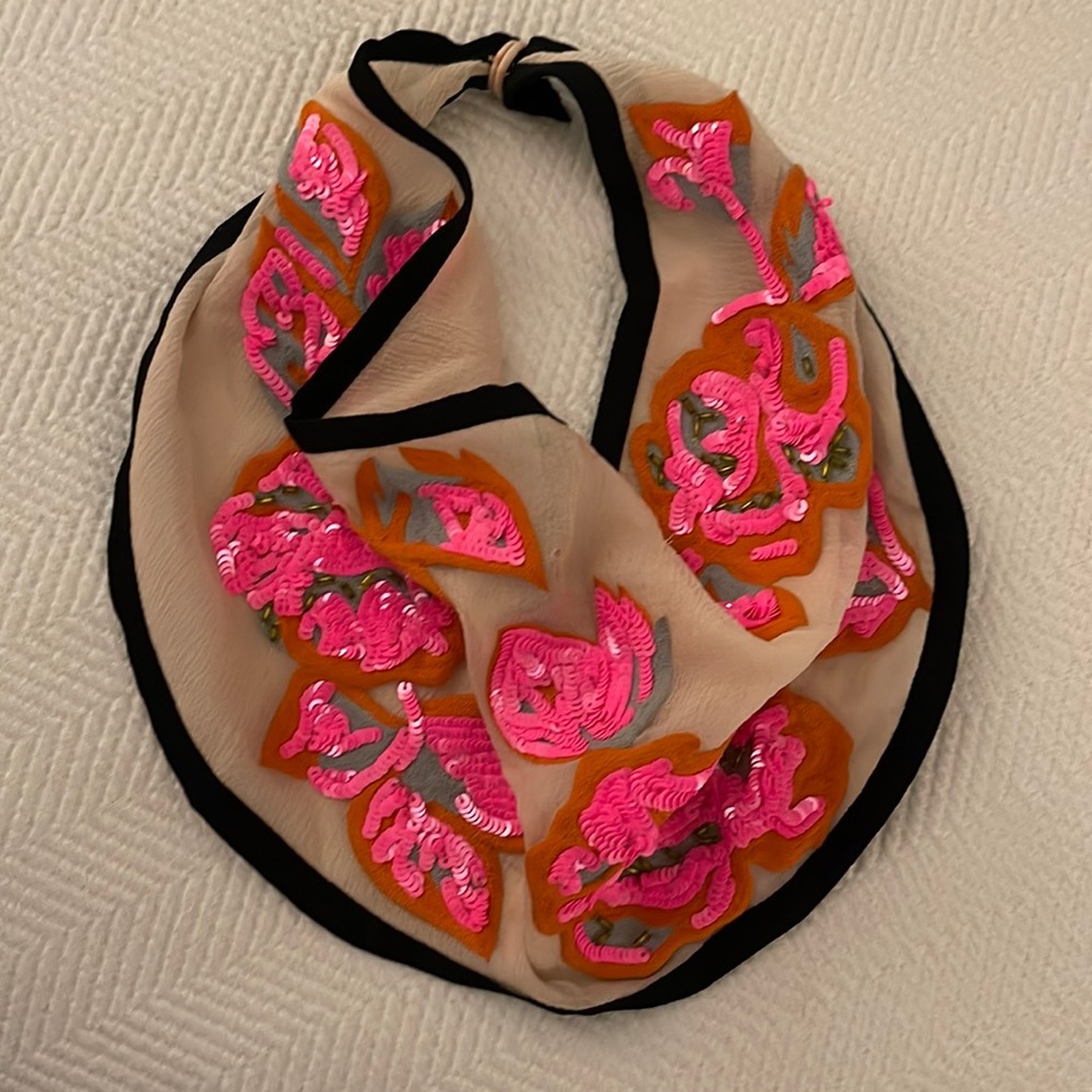 Mignonne Gavigan beaded scarf necklace